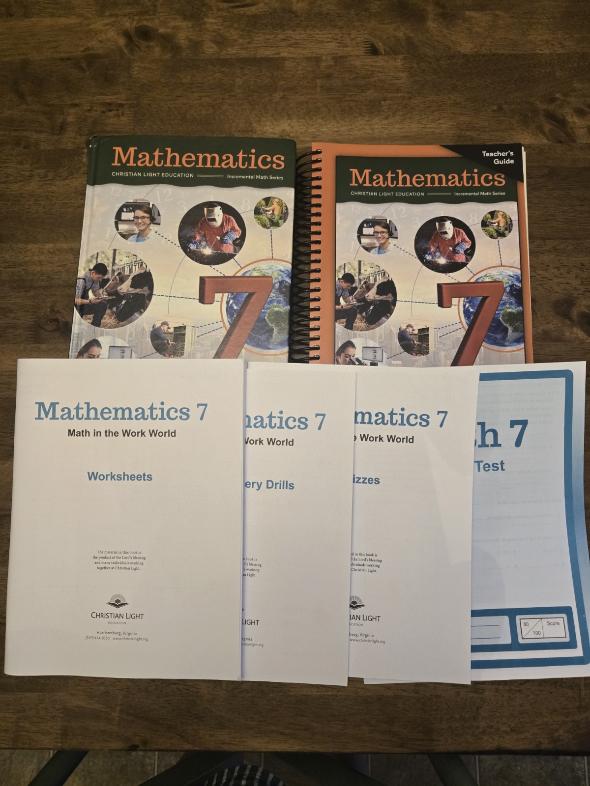 Christian Light Education Math In The Work World Level 7 Homeschool Curriculum