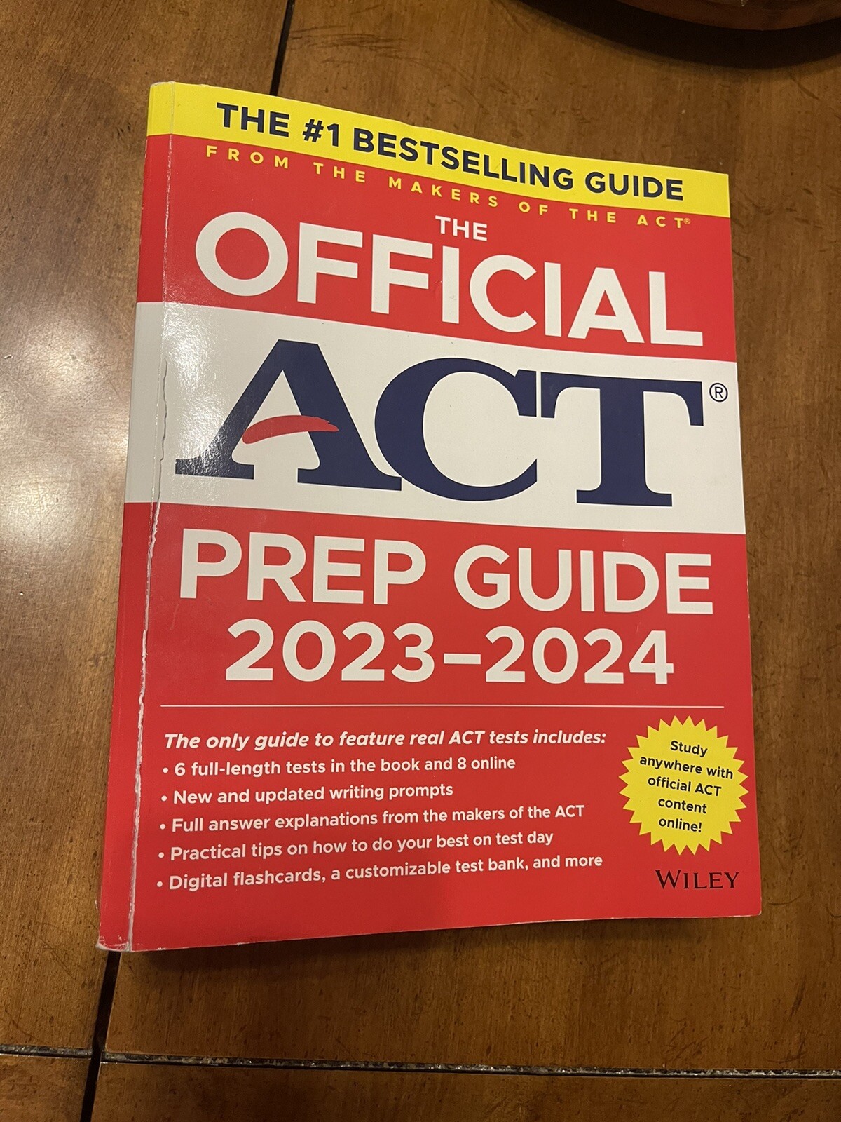 The Official ACT Prep Guide 2023-2024, Book Online Course By ACT – Good