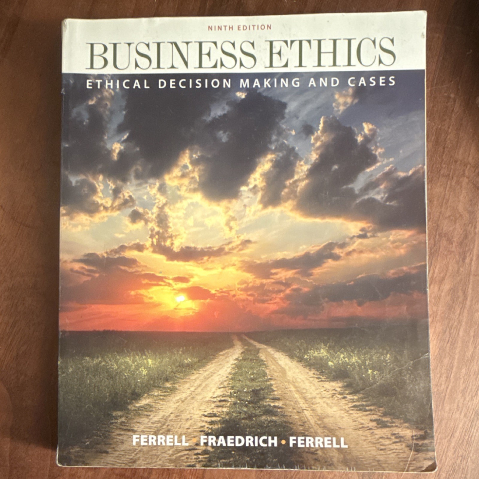 South-Western Cengage Learning Business Ethics 9th Ed Paperback Ferrell