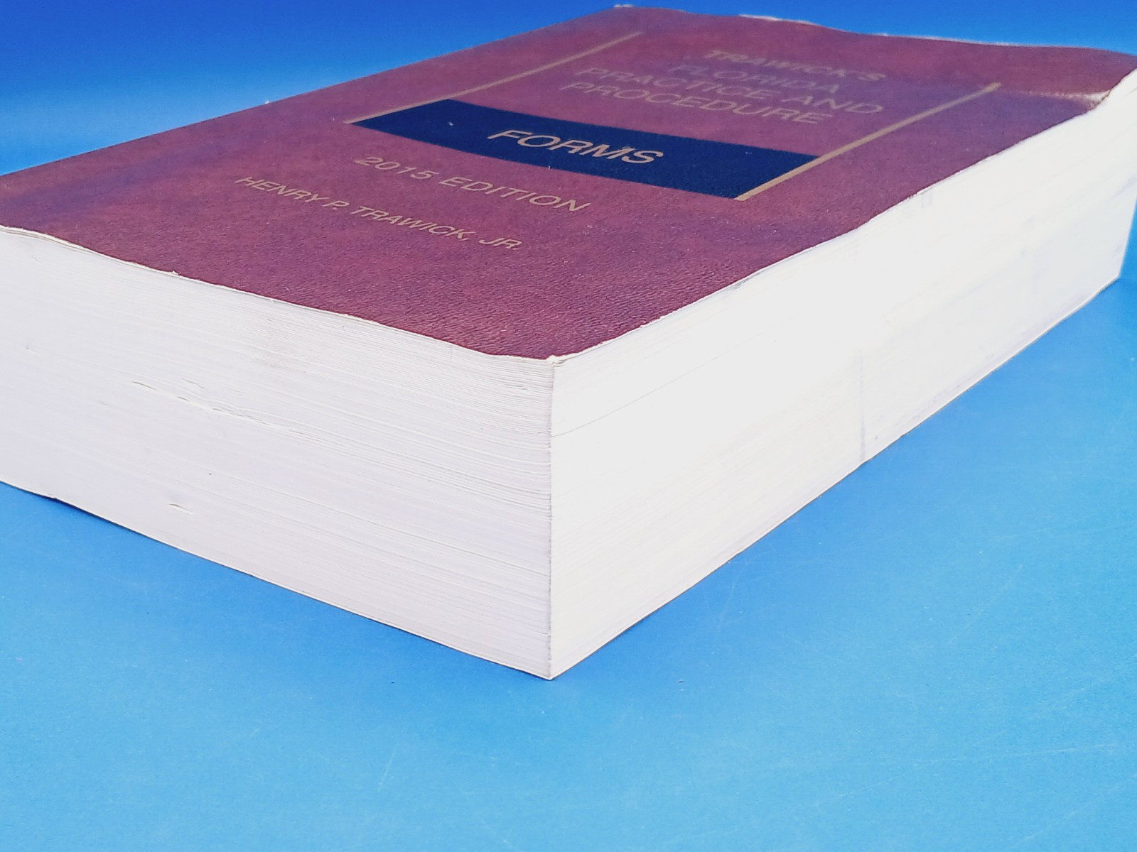 Trawick’s Florida Practice & Procedure 2015. Ex-library