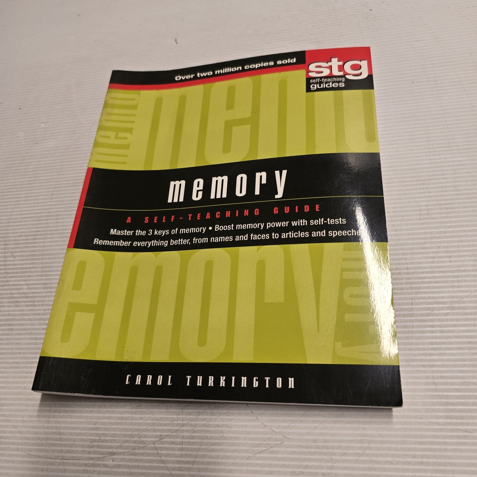Memory A Self-Teaching Guide by Carol Turkington Paperback STG Series Psychology
