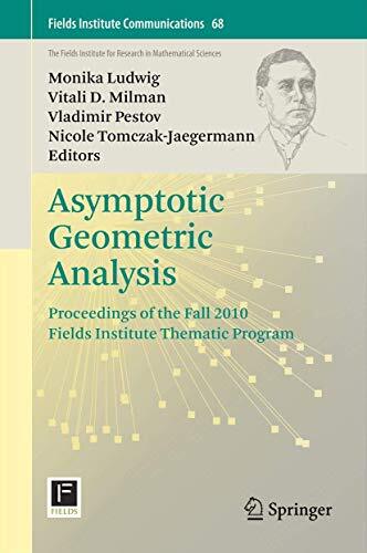 Ludwig – Asymptotic Geometric Analysis Proceedings of the Fall 2010 – X555z
