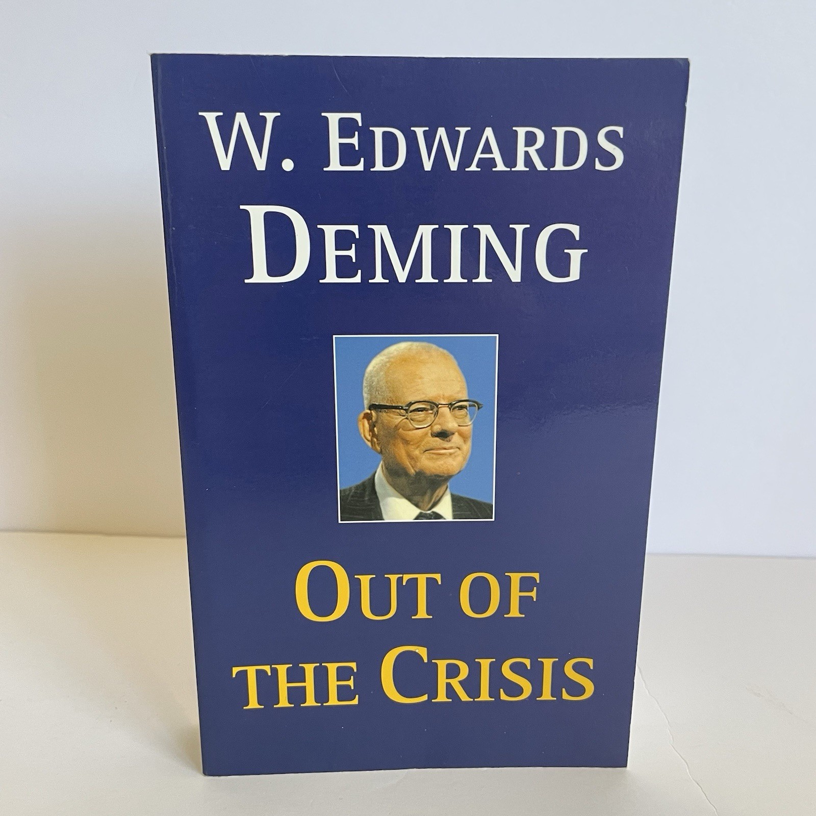 W. Edwards Deming – Out of the Crisis – 2000 Softcover Excellent Condition – MIT