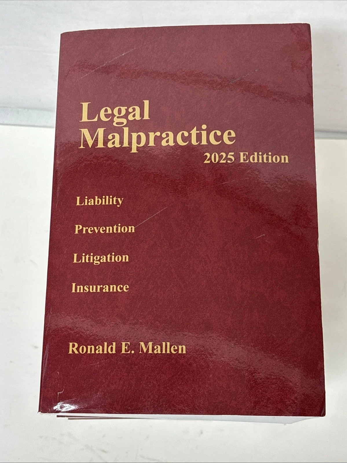 Legal Malpractice 2025 Mallen Thomson Reuters Complete Law Books Set Vol. 1-5 N