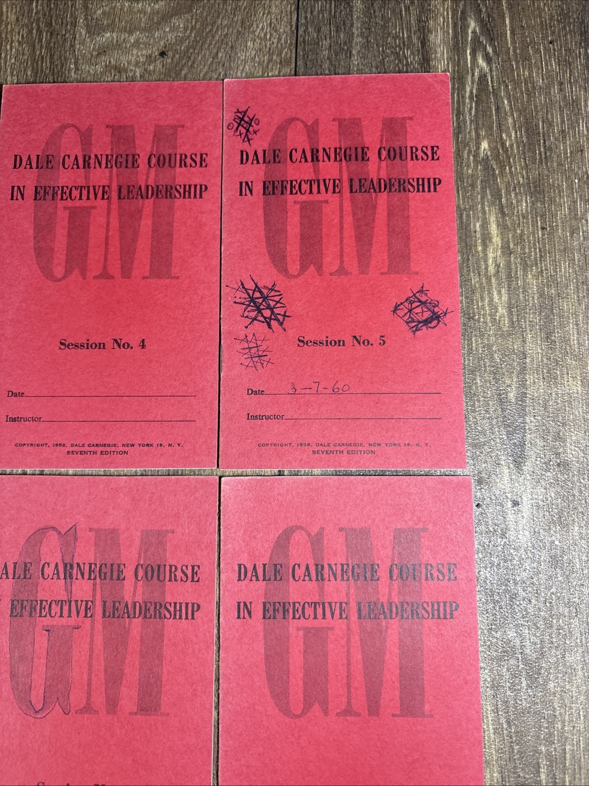 Vtg Dale Carnegie Course Effective Leadership Participant Manuals Booklets