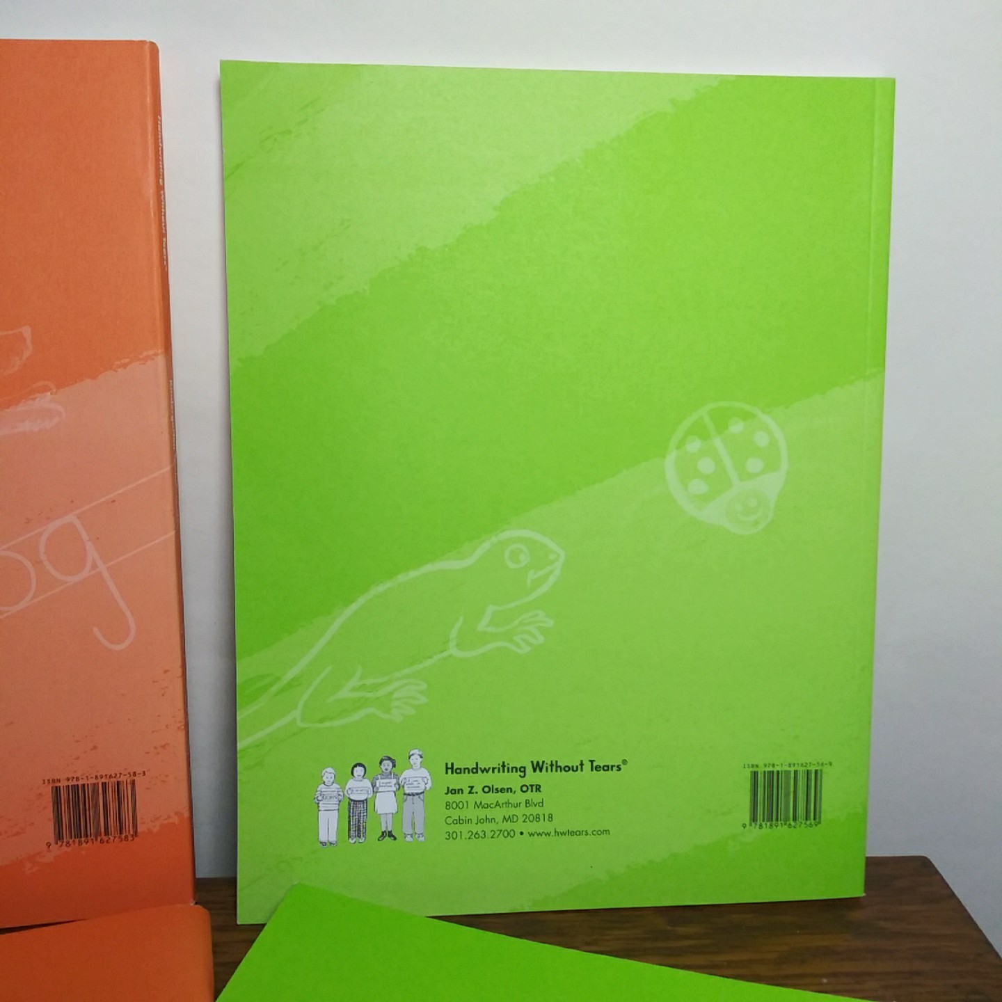 Handwriting Without Tears 4 Books Teacher Student Workbooks Math Foam Fractions