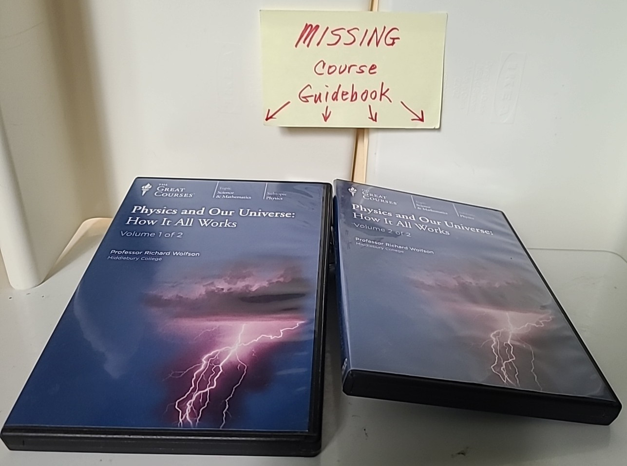 Great Courses complete sets [DVDs & Course Guidebooks] Various Topics OPENED
