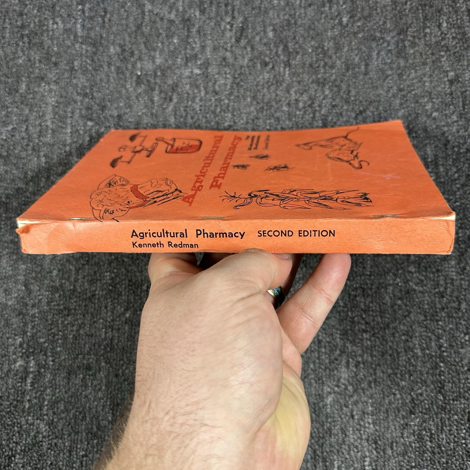 Agricultural Pharmacy By Kenneth Redman PB 1973 South Dakota Farming Rare