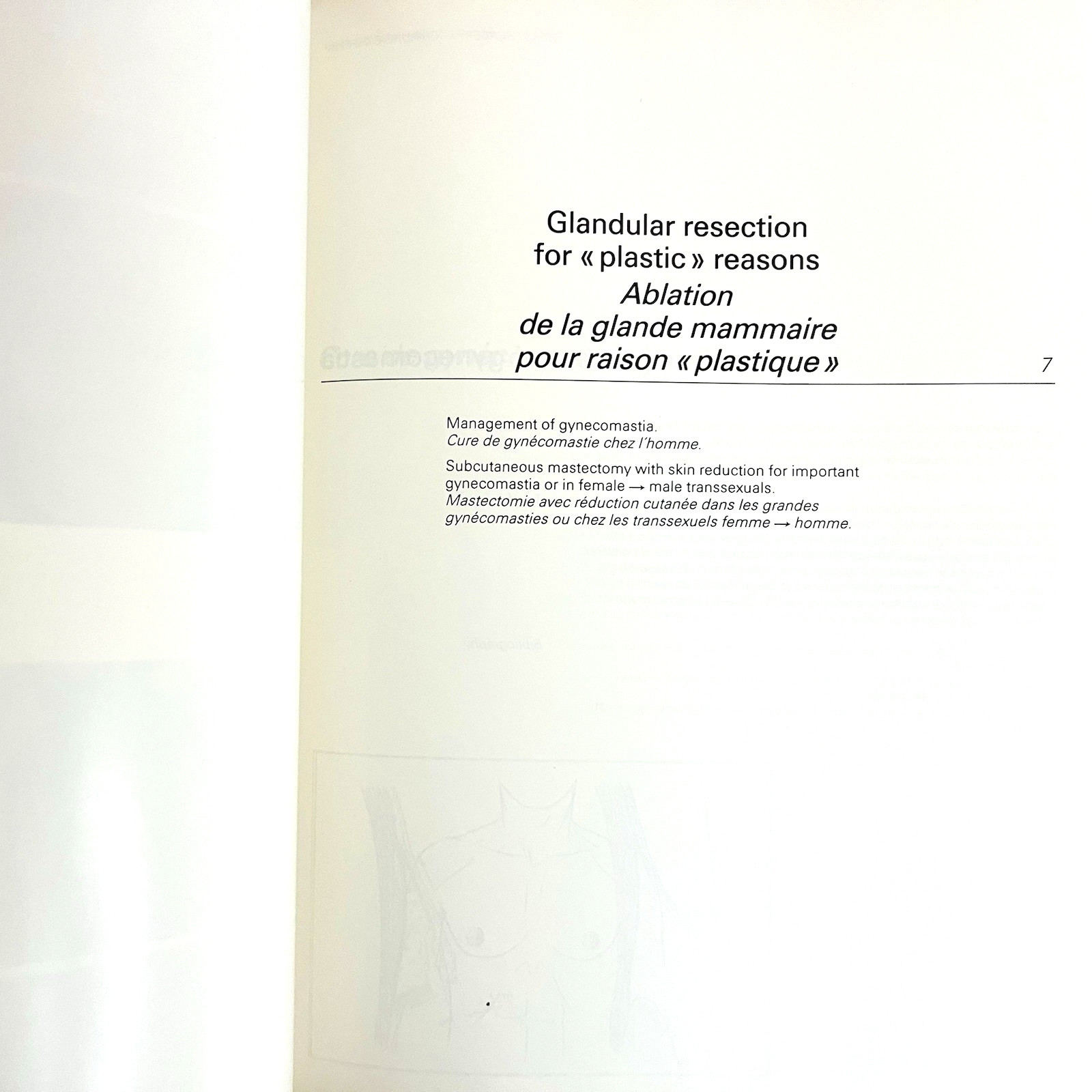 Plastic Reconstructive Breast Surgery French Chirurgie Du Sein Book 1983