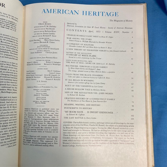 American Heritage, Hardcover Books, Apprx 100 pages each, 1970 – 1973 “YOU PICK”