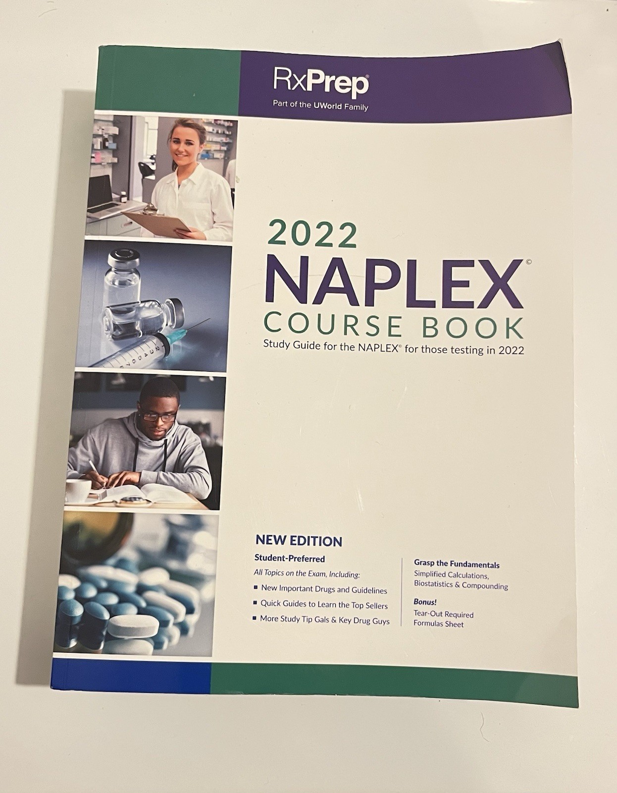 RxPrep 2022 NAPLEX Course Book by RxPrep (2021, Trade Paperback)