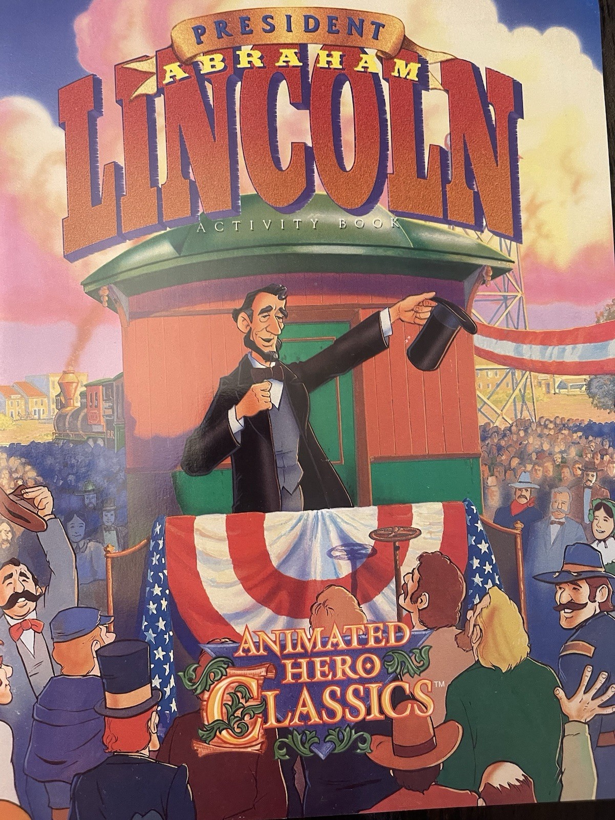 Animated Hero Classics Lot Activity Books 1993 Christopher Columbus Edison New