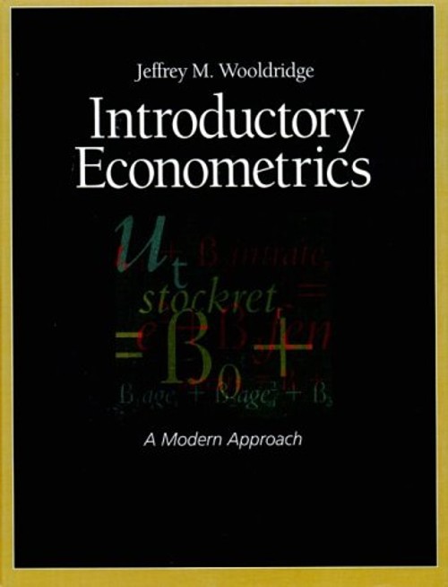 Introductory Econometrics Hardcover Jeffrey M. Wooldridge