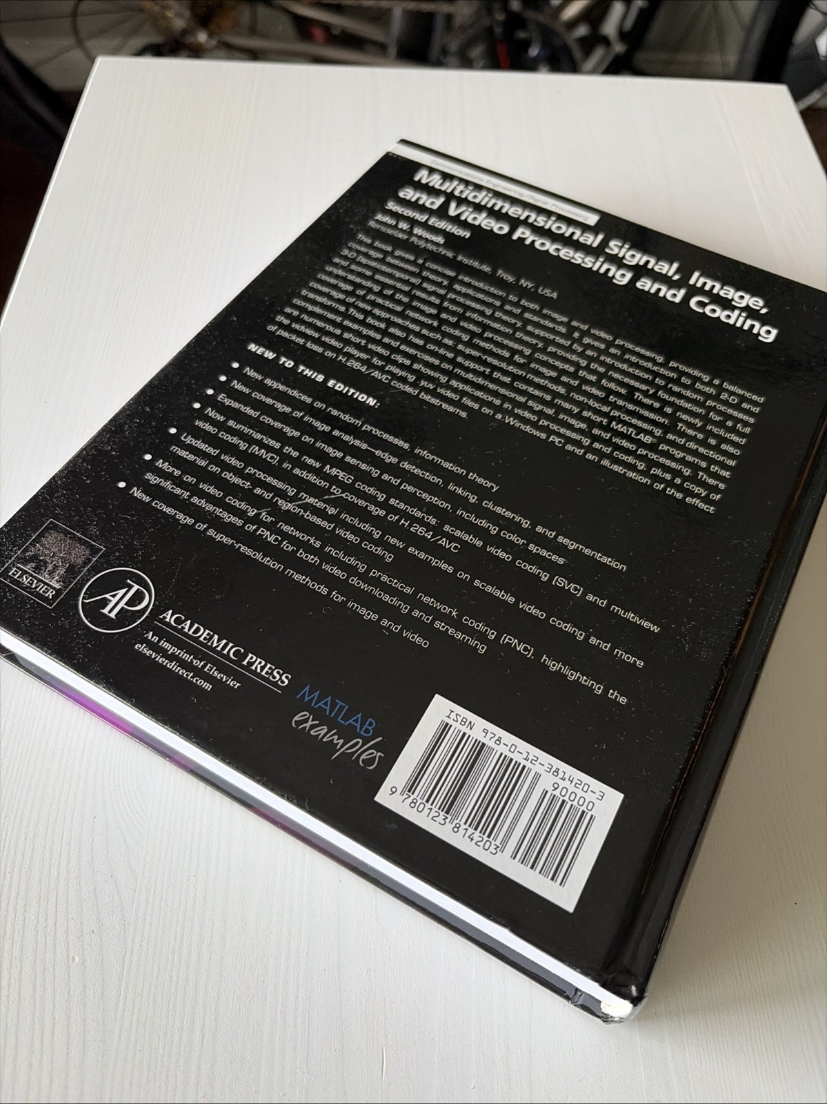 MULTIDIMENSIONAL SIGNAL, IMAGE, AND VIDEO PROCESSING AND By John W. Woods.