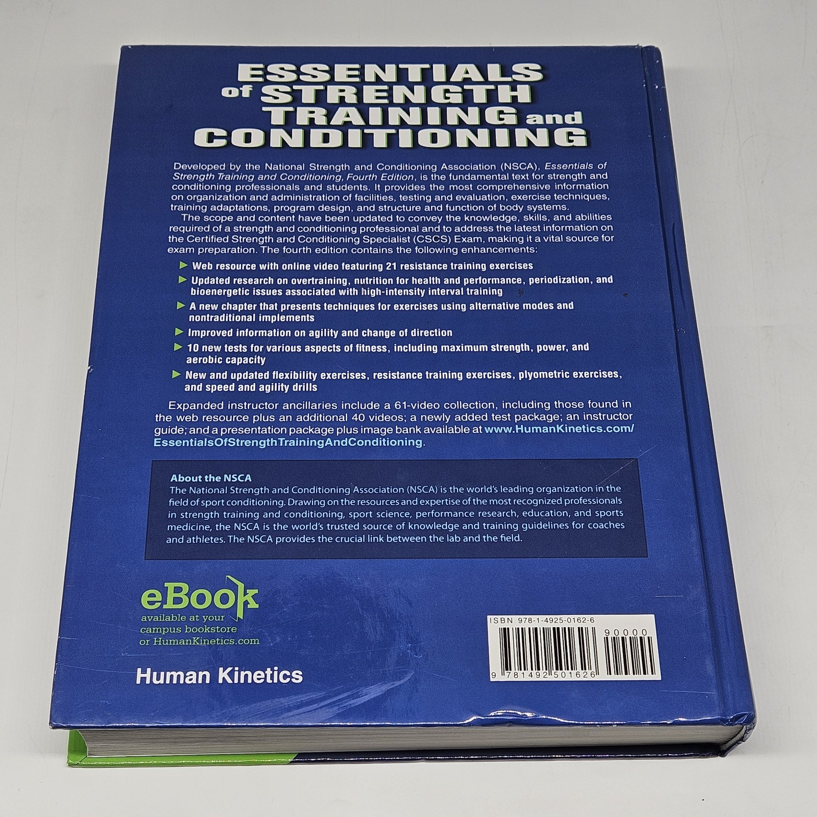 Essentials of Strength Training and Conditioning Fourth 4th Edition Haff NSCA HC