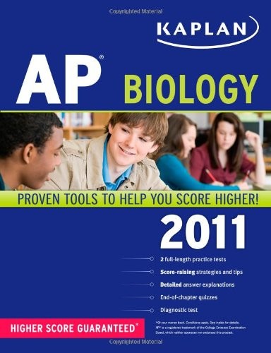 KAPLAN AP BIOLOGY 2011 By Linda Brooke Stabler & Mark Metz *Excellent Condition*