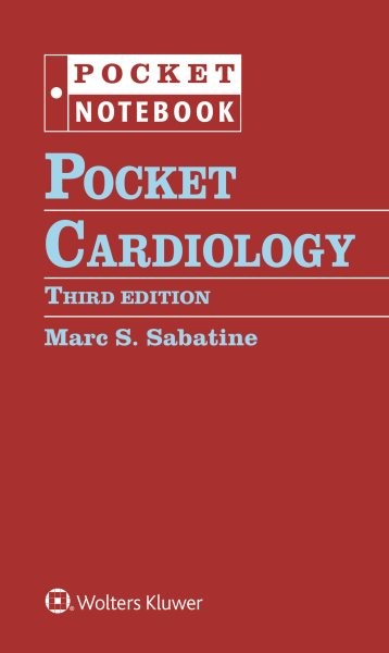 Pocket Cardiology, Paperback by Sabatine, Marc, Brand New, Free shipping in t…