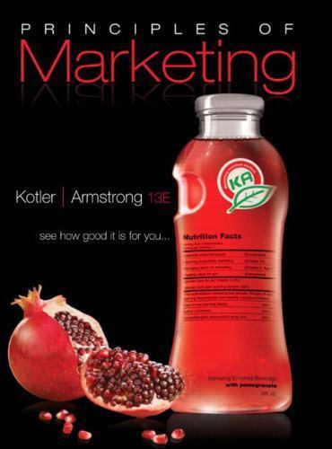 Principles of Marketing by Philip Kotler and Gary Armstrong 2008, Hardcover NEW