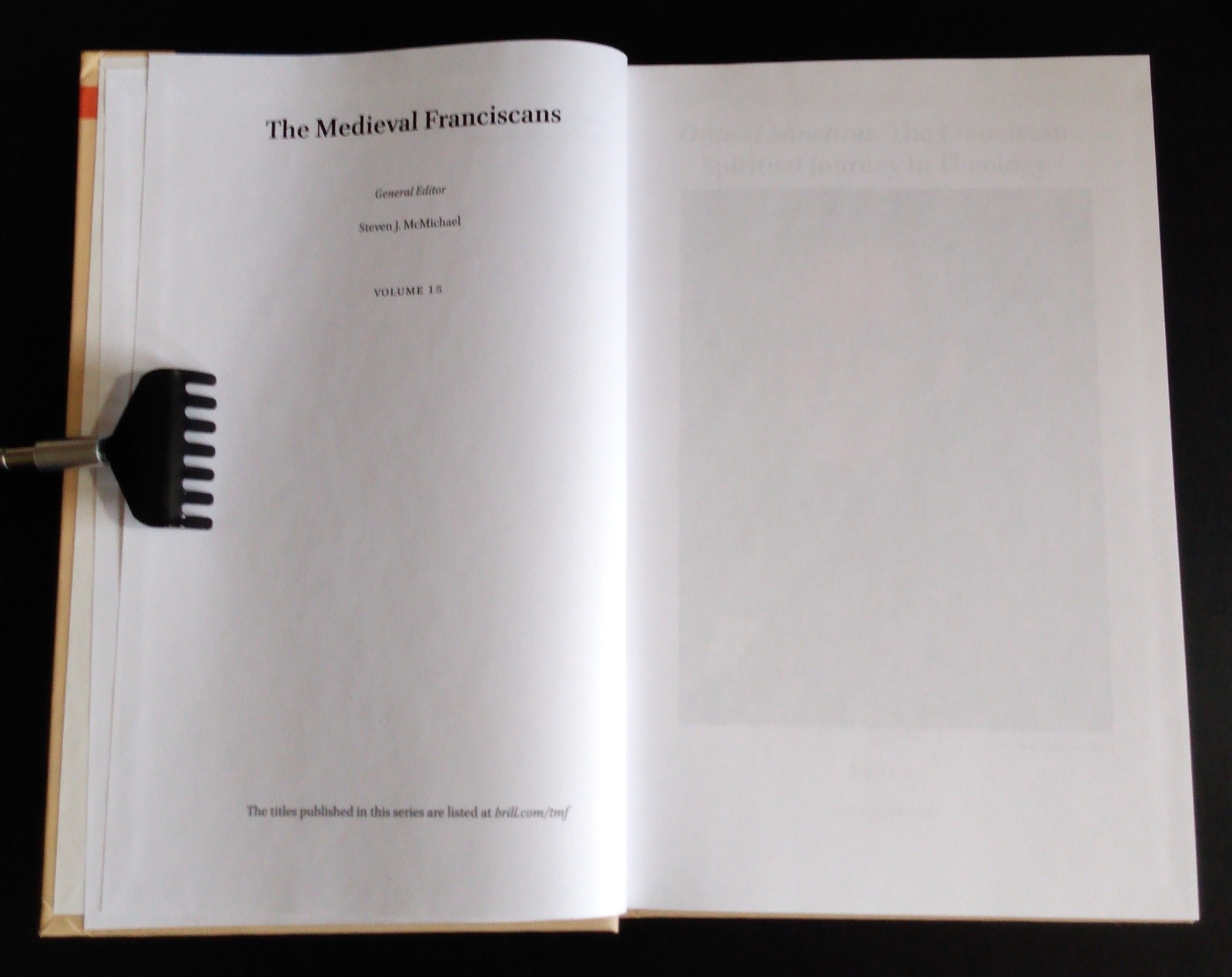 ORDO ET SANCTITAS The Franciscan Spiritual Journey in Theology – Cusato (As New)
