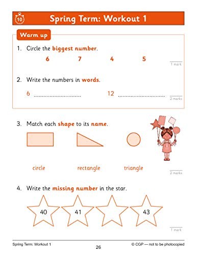 KS1 Maths 10-Minute Weekly Workouts – Year 1: perfect for catch-up and learning