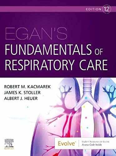 Egan’s Fundamentals of Respiratory – Paperback, by Kacmarek PhD RRT – Very Good