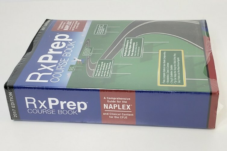 NAPLEX RxPrep Course Book 2017 Edition Clinical Content CPJE New Partial Sealed