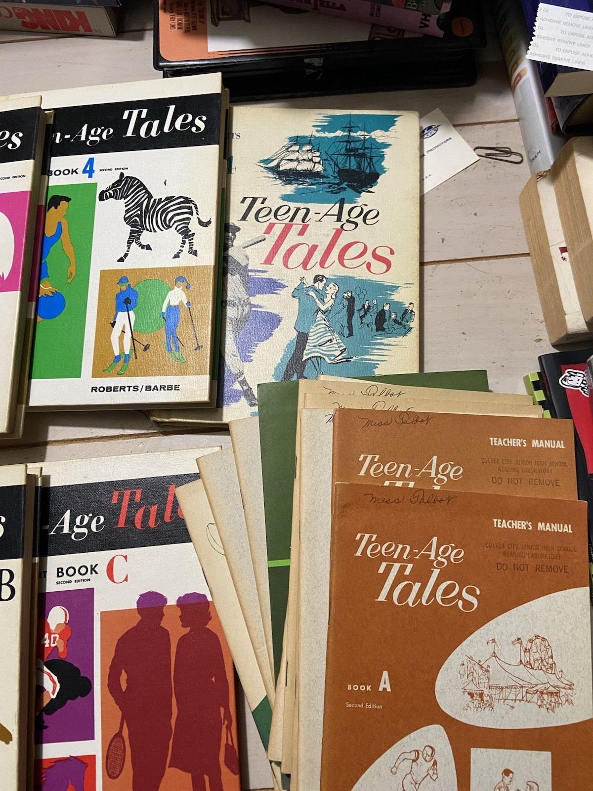Vintage 1960’s Teen-Age Tales Learning Books W/ Teachers Manuals – Homeschool