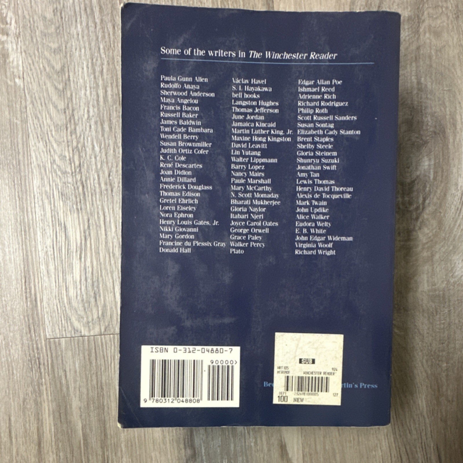 The Winchester Reader Donald McQuade Robert Atwan Textbook Paperback