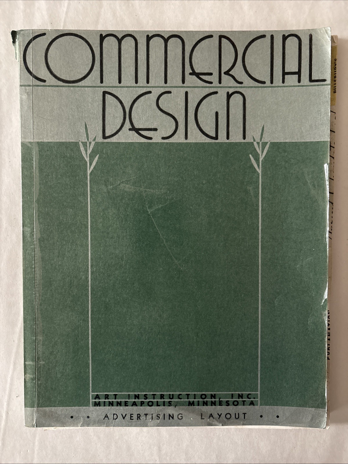 COMMERCIAL DESIGN-LOT of FIVE VINTAGE TEXTBOOKS-1940s
