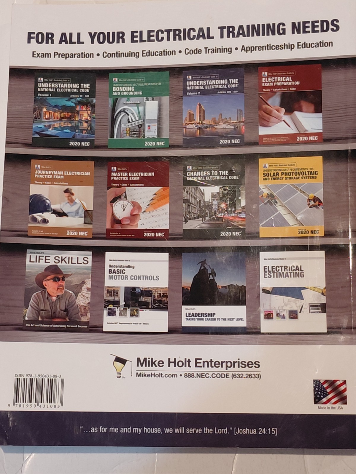 Mike Holt’s 2020 Illustrated Guide Understanding NEC Volume 2 Articles 500-820