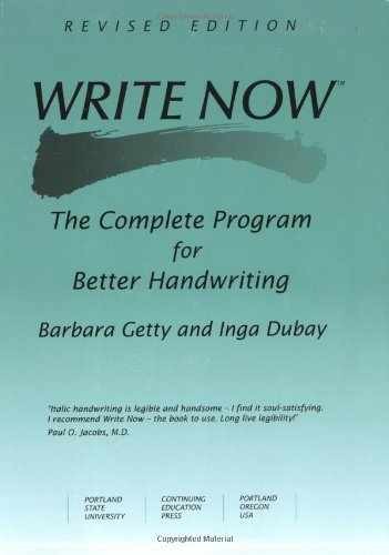 Write Now: The Complete Program – Paperback, by Getty Barbara; Dubay – Very Good