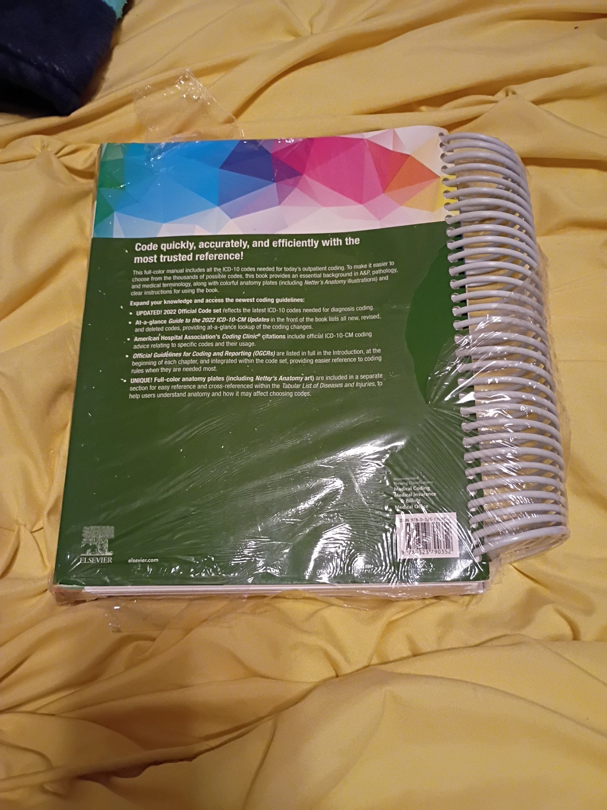 Buck’s 2022 ICD-10-CM for Physicians by Elsevier (2021, Spiral / Trade…💢Sale