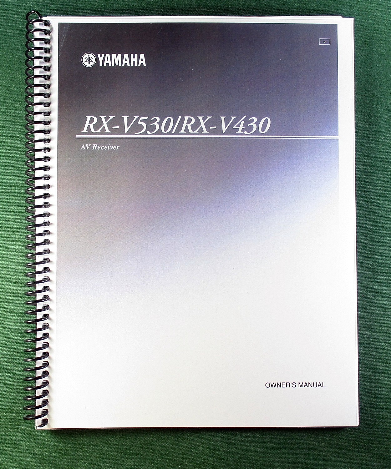 Yamaha RX-V530 / RX-V430 Instruction Manual: 67 Pages & Protective Covers!