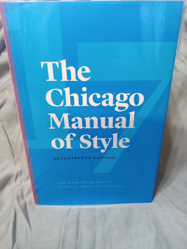 The Chicago Manual of Style, 17th Edition, Chicago Press