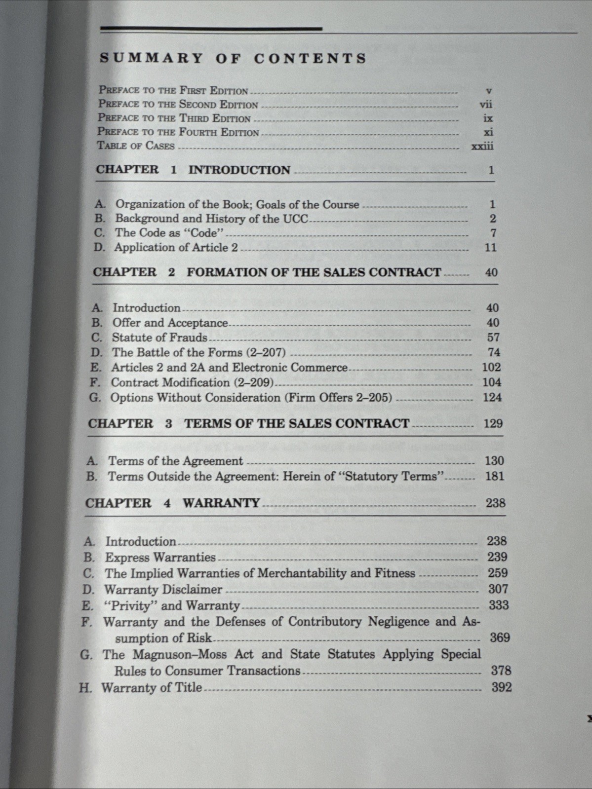 Law Book Sales Cases And Materials Foundation Press Fourth Edition Benfield