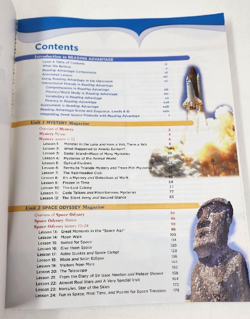 Great Source Reading Advantage Level A Grades 2-3, Teacher’s Edition Guide