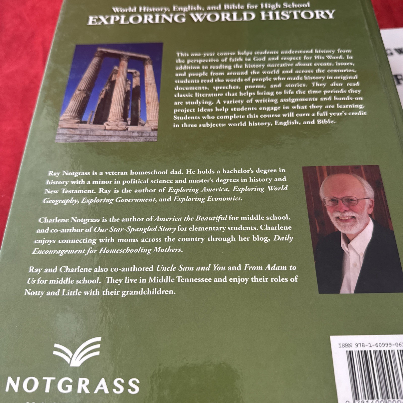 Notgrass Exploring World History Parts 1&2, In Their Words, American Voices Plus