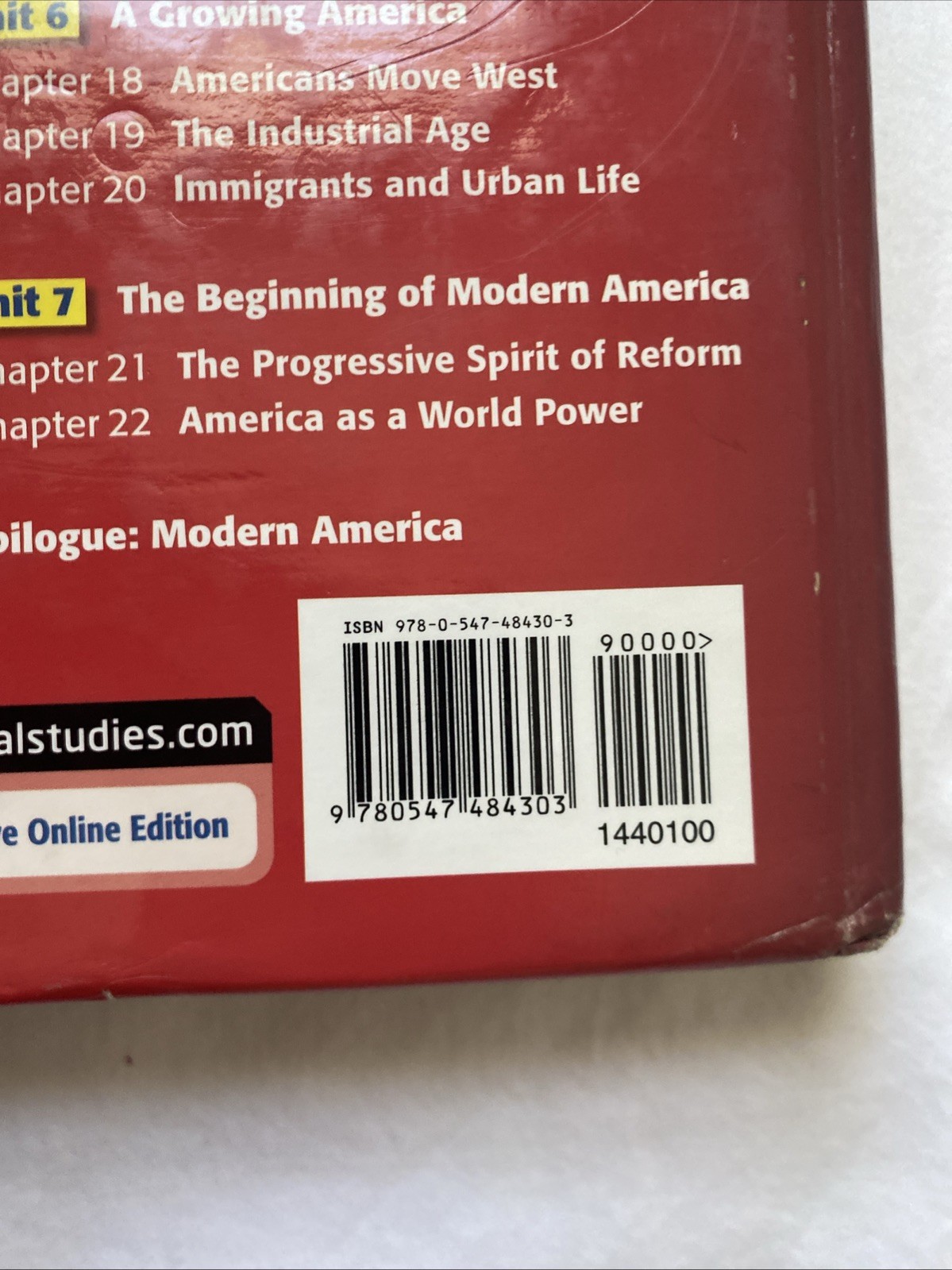 United States History Beginnings to 1914 by William Deverell and Deborah White