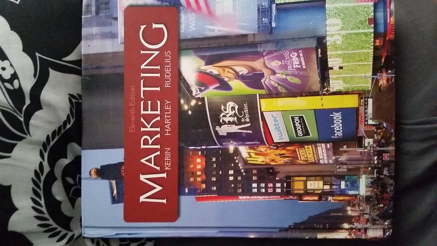 Marketing by William Rudelius,Steven W. Hartley,Roger A. Kerin, Good Book