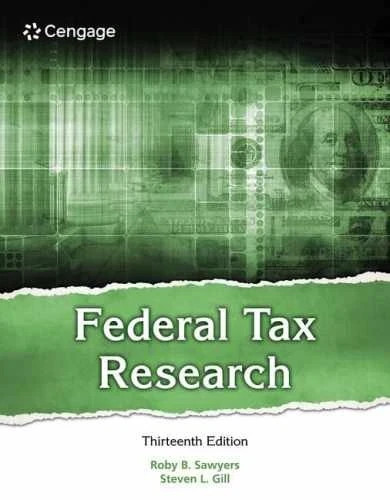 Federal Tax Research – Paperback, by Sawyers Roby; Gill Steven – 9780357988411