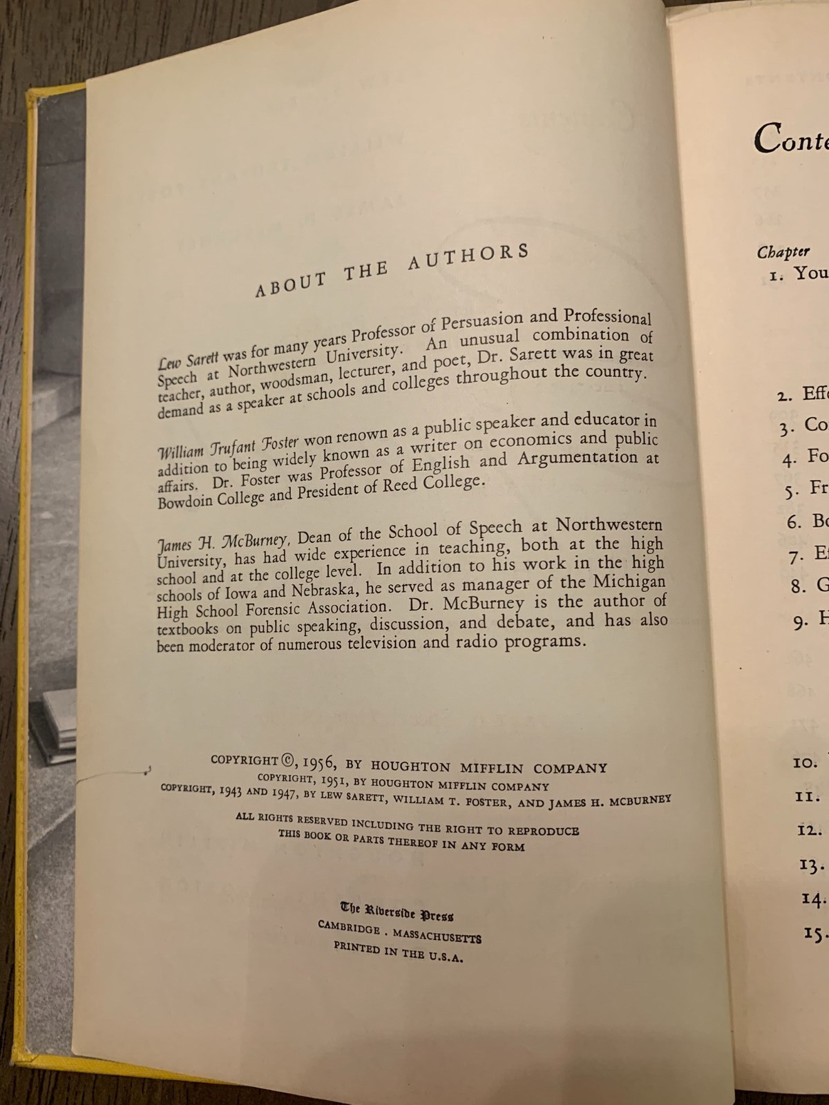 Speech – A High School Course – 1956 Edition