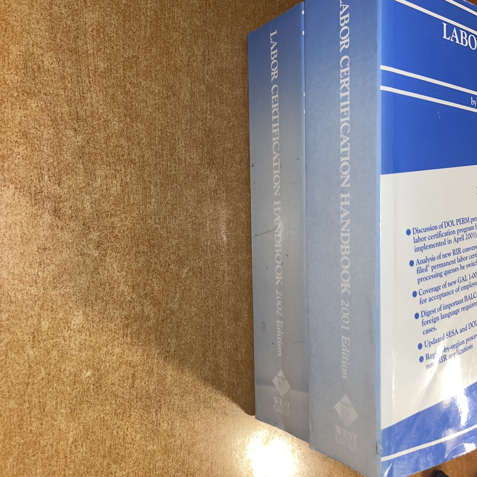 Labor Certification Handbook, 2001-2002 ed. By AustinFragomen, Jr & Steven Bell,