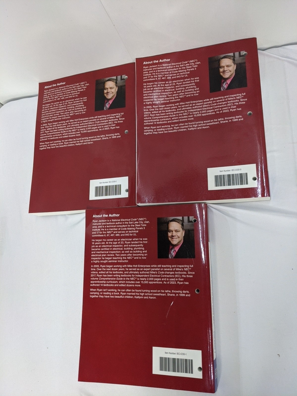 lot/set of 3: V. 1-3 IEC A Comprehensive Guide to the 2023 NEC series