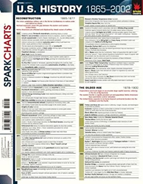 United States History, 1865-2004 Paperback SparkNotes Staff