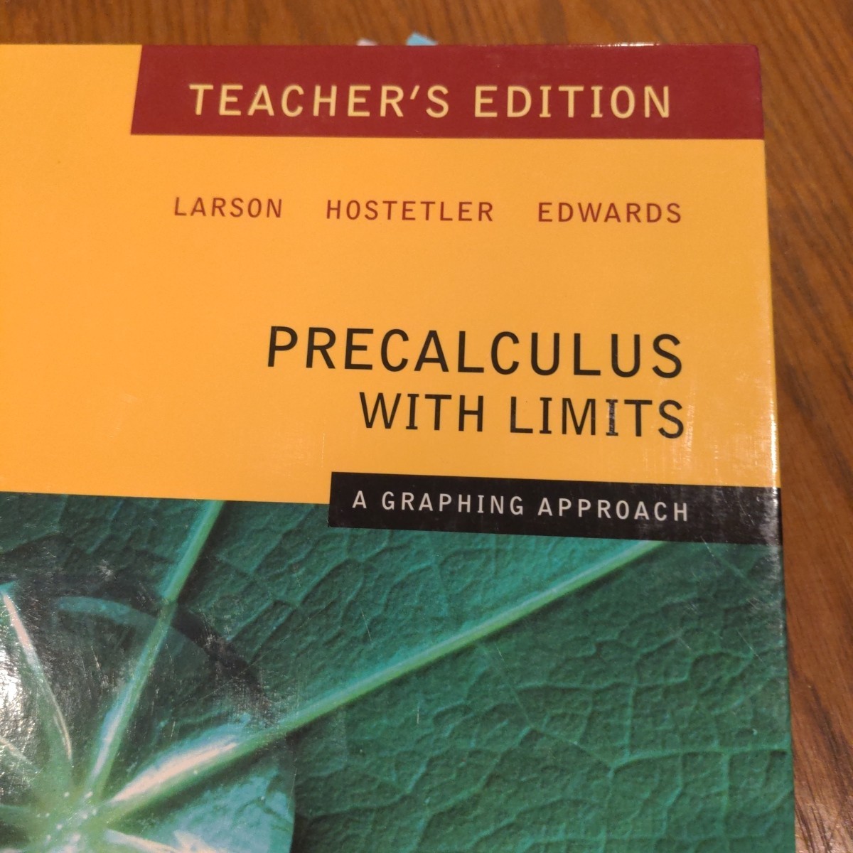 Precalculus With Limits Graphing Approach Teacher’s Edition Fifth Edition 2009