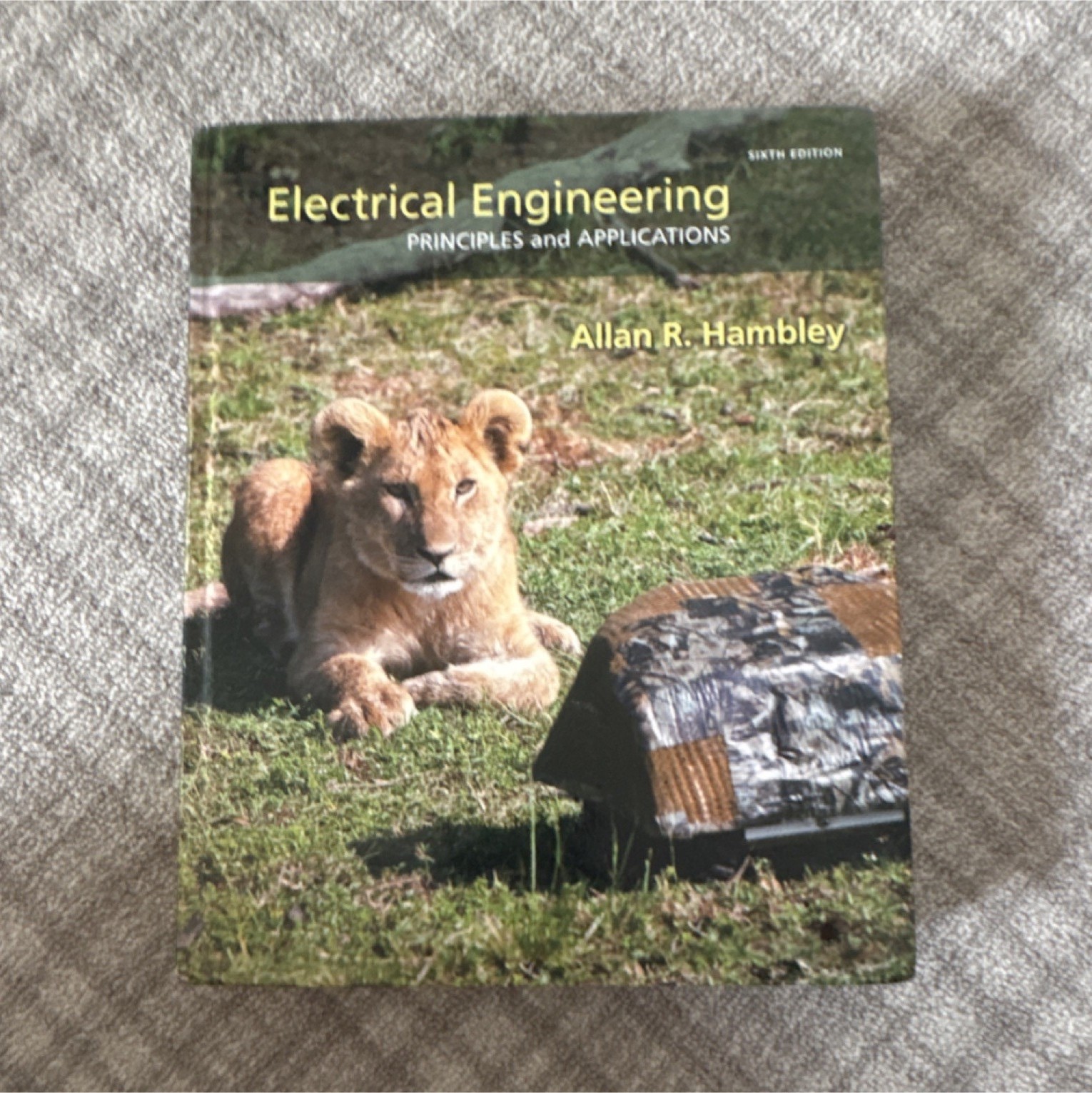 Pearson Electrical Engineering Principles 6th Ed Hambley Hardcover 2014