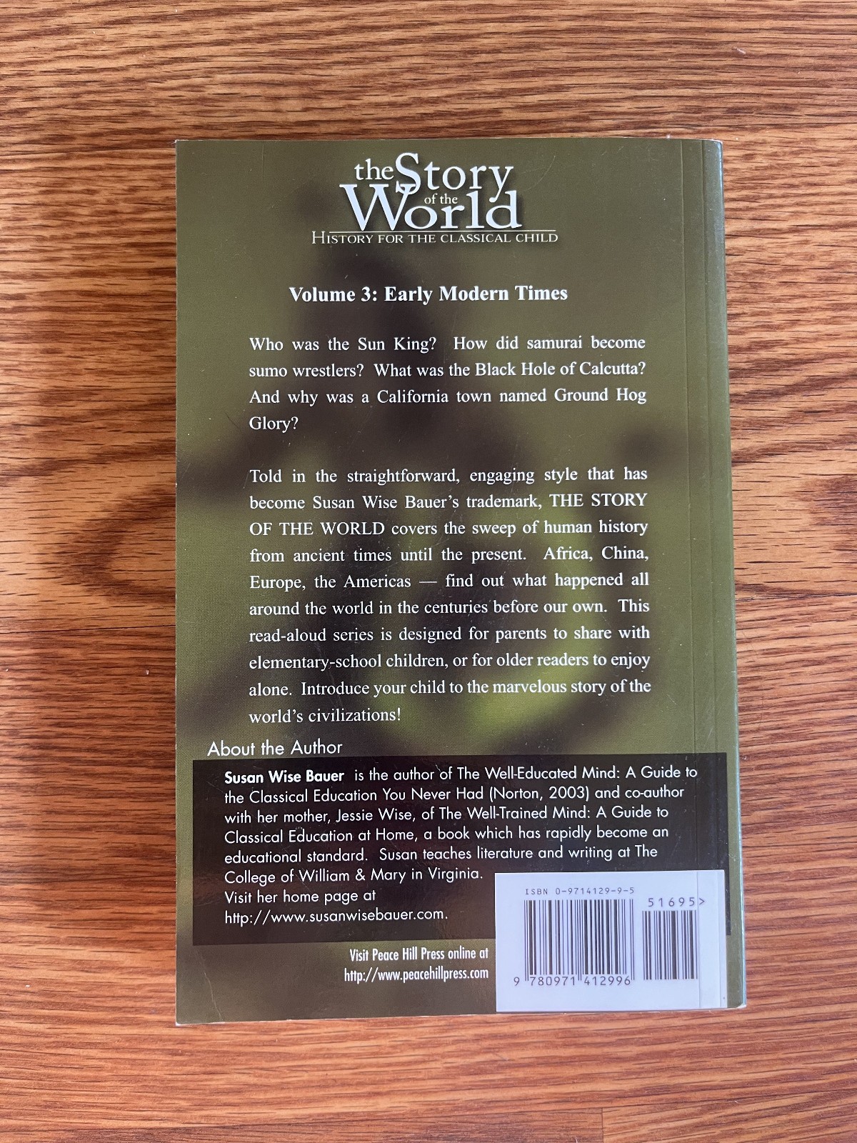 The Story of the World Vols 1-4 by Susan Wise Bauer