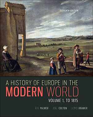 A History of Europe in the Modern – Paperback, by Palmer R. R.; – Acceptable