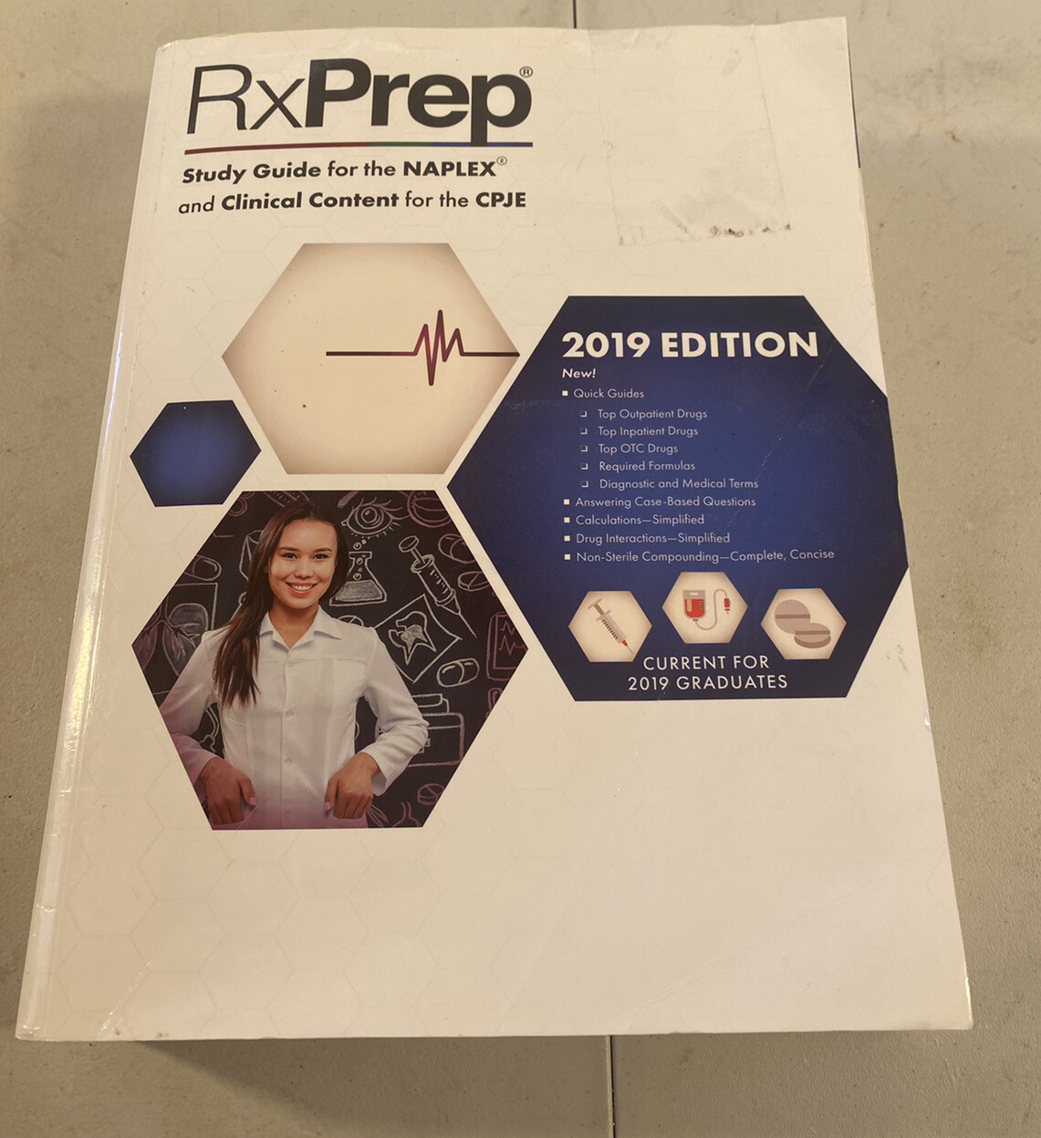 RxPrep’s 2019 Course Book for pharmacist licensure exam preparation – Great!!