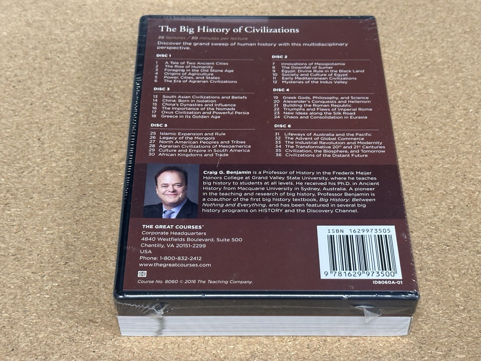 NEW & SEALED The Big History of Civilizations – The Great Courses Benjamin